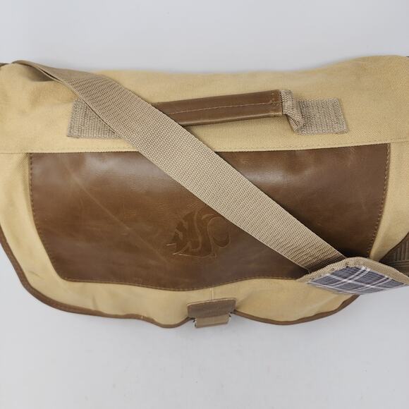 Field & Co Crossbody WSU Washington Laptop Computer Messenger Shoulder Bag - Picture 3 of 14